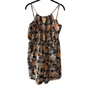 Floral Spaghetti Strap Romper